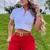 Camisa Blanca + Short Rojo
