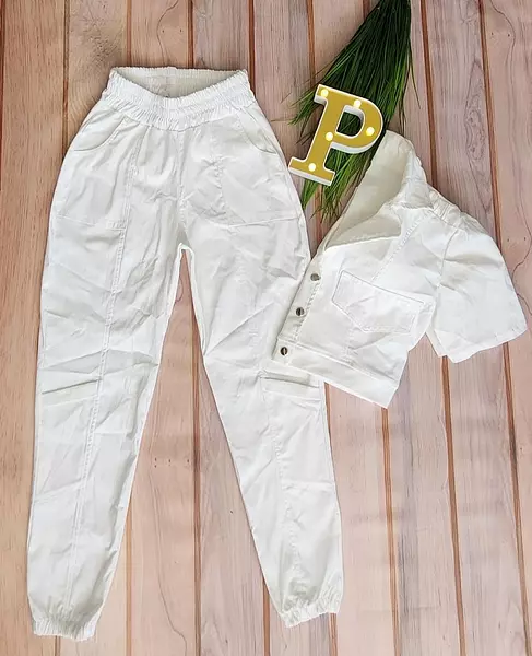 Camisa Blanca + Pantalón Blanco