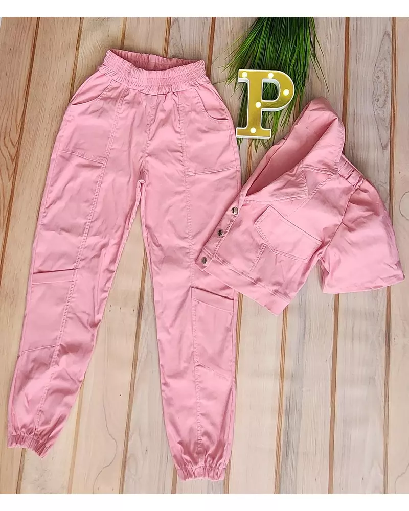 Camisa Rosada + Pantalón Rosado