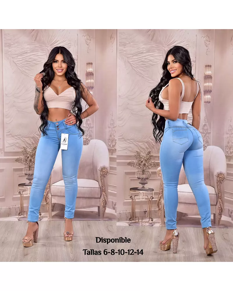 Jean Azul Claro Para Dama