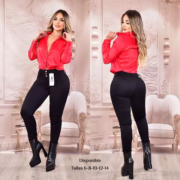 Jean Negro Para Dama