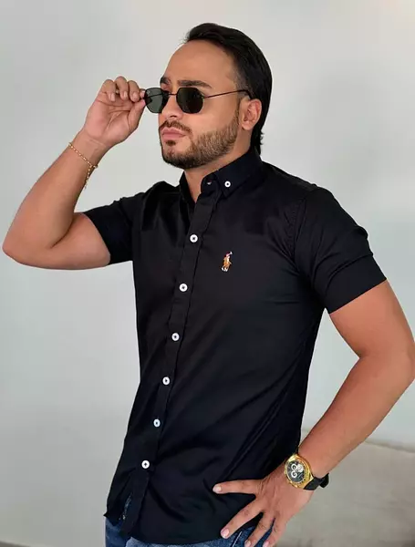 Camisa Negra Para Hombre